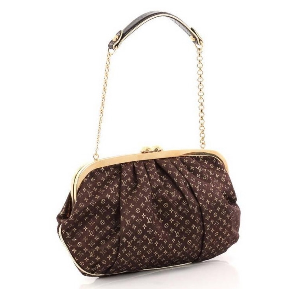 LOUIS VUITTON AUMONIERE CHAIN HAND BAG MONOGRAM - Picture 8 of 8